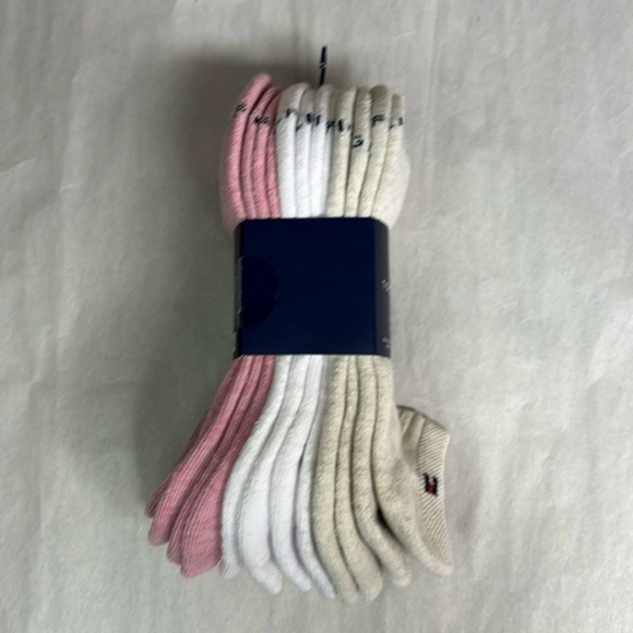 New Tommy Hilfiger Socks Women’s 6 Pair Multicolor Cushion No Show Activewear - Picture 3 of 14